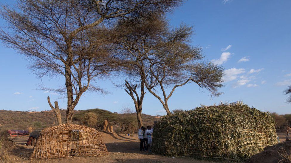 Rural scene in Yabelo Ethiopia