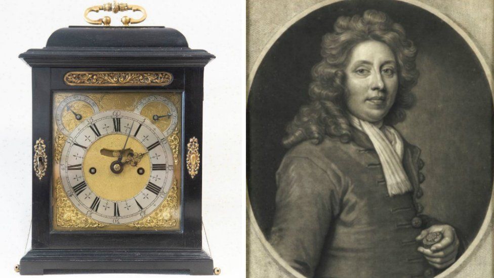 clock and Thomas Tompion