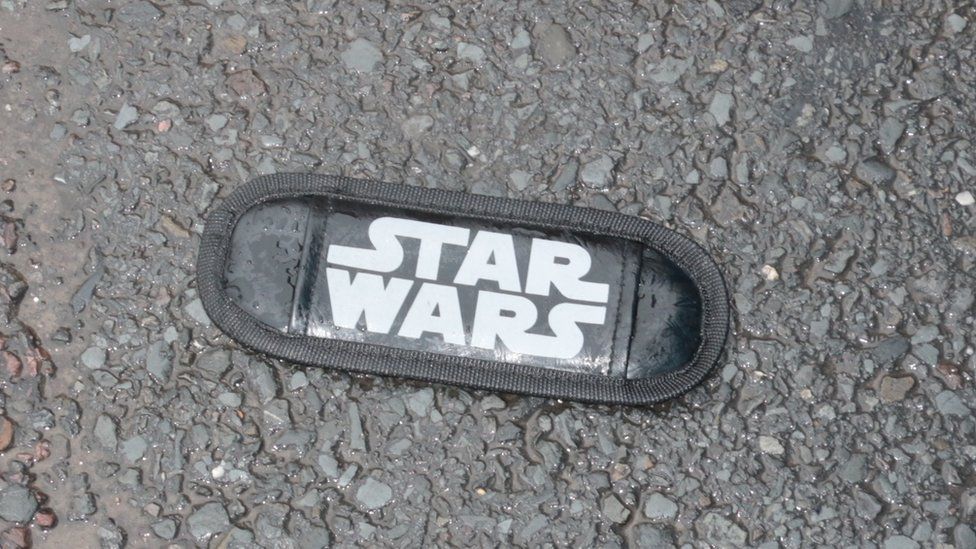 Star Wars logo on pad