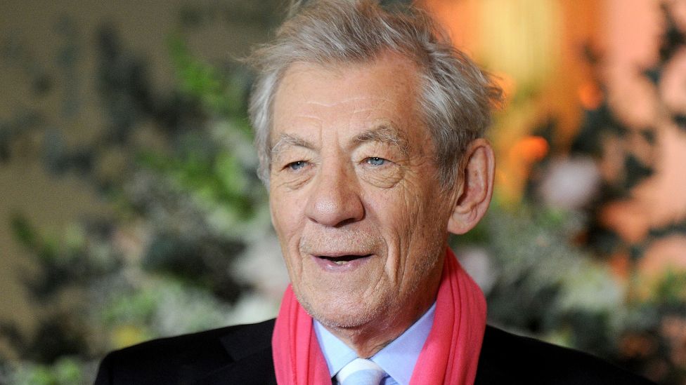 Sir Ian McKellen attends UK launch event for Disney's "Beauty And The Beast" at Spencer House on February 23, 2017 in London, England