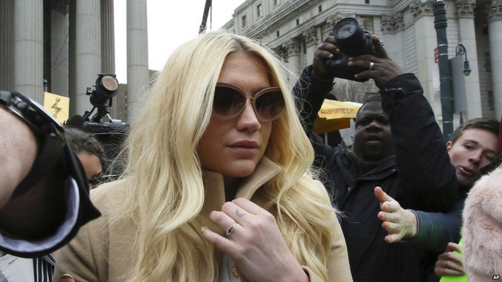 Kesha and her lawyer leave court in New York