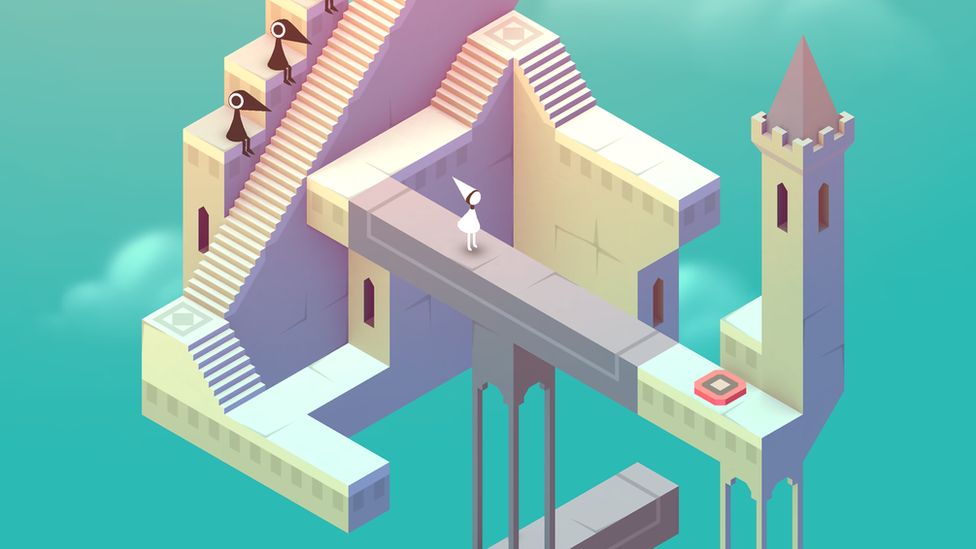 Image from the mobile phone game Monument Valley