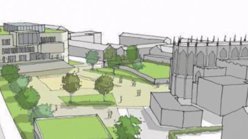 Plans for a new civic centre in Newry