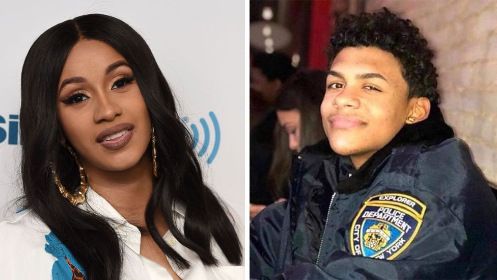 Cardi B and Lesandro Junior Guzman-Feliz