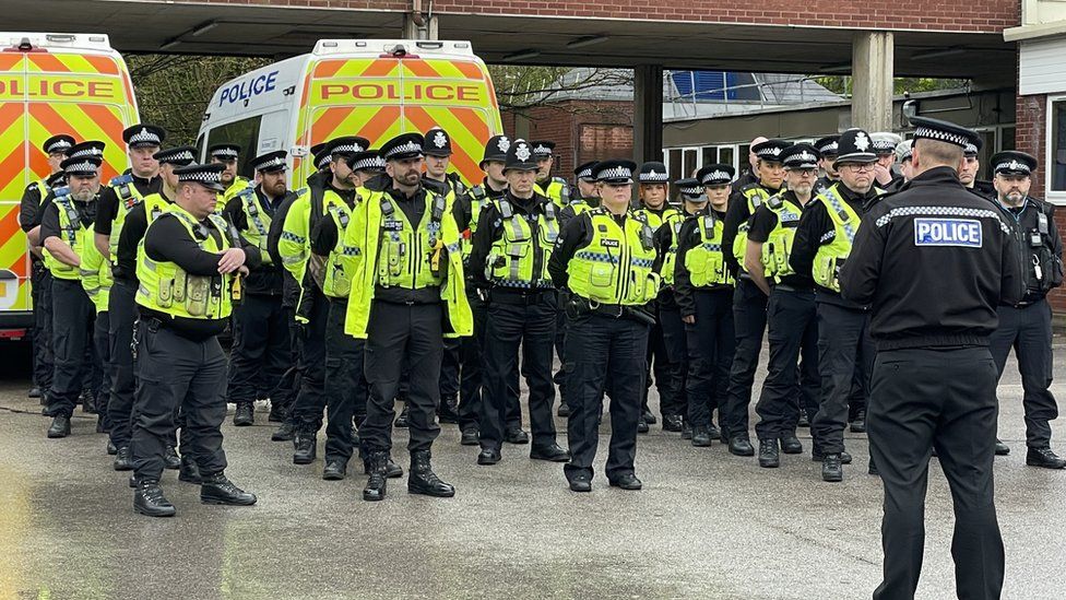 North Yorkshire Police officers