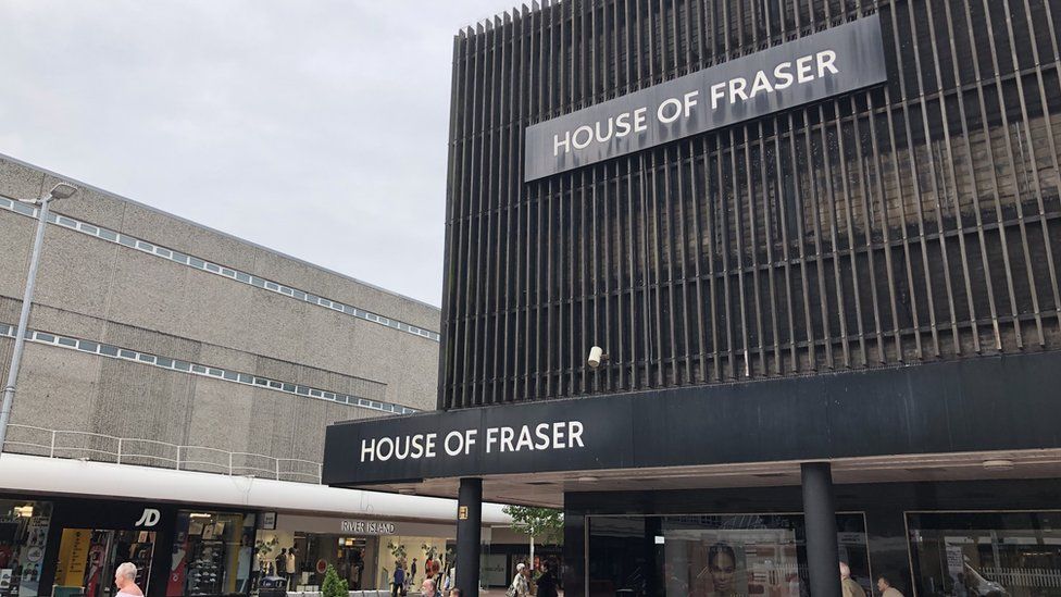 A House of Fraser store in Cwmbran has been present since the 1960s