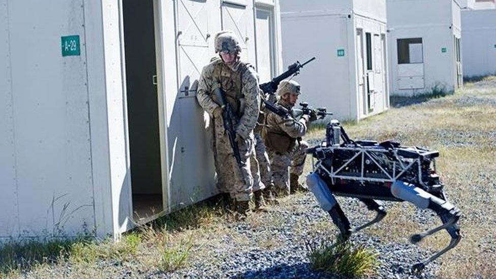Cruelty Ærlighed essens US military shelves Google robot plan over 'noise concerns' - BBC News
