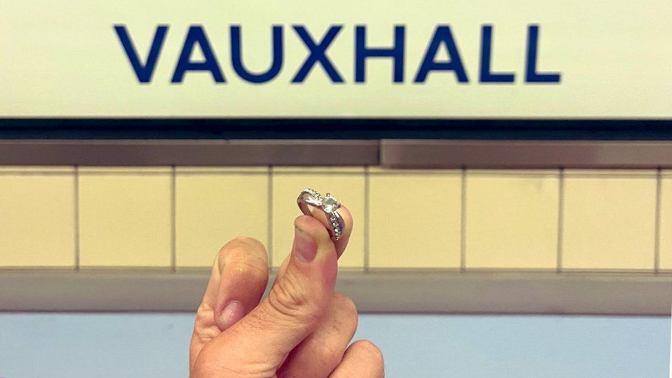 The ring at Vauxhall station