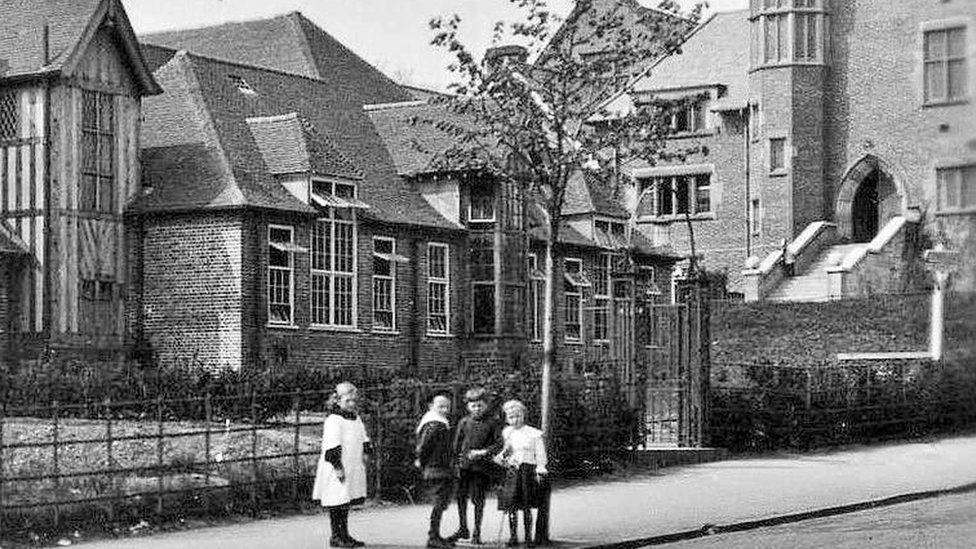 The Bournville Carillon and Junior School in 1910