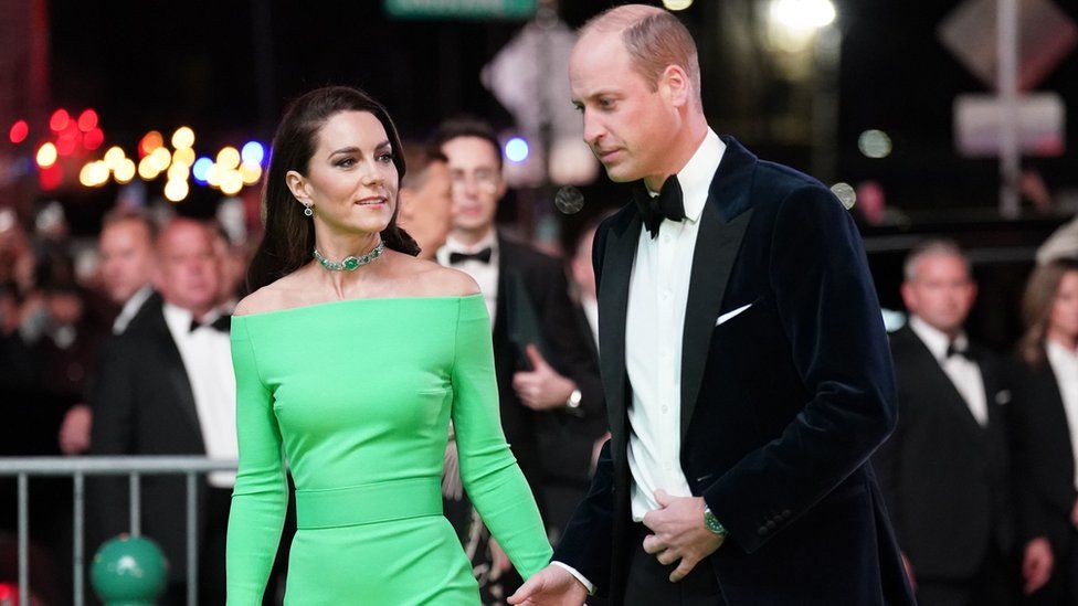 The Prince and Princess of Wales arrive for the second annual Earthshot Prize Awards Ceremony at the MGM Music Hall at Fenway, in Boston, Massachusetts, during which the 2022 winners will be unveiled.