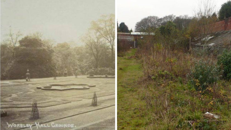 Gardens then and now