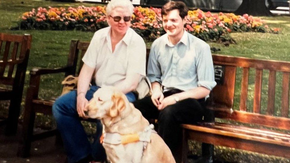 Ian still remembers getting Stella, his first guide dog, 40 years ago