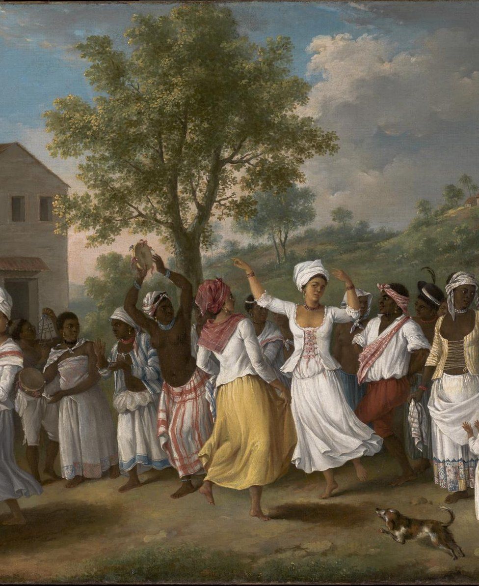 Agostino Brunias's Dancing Scene in the Caribbean 1764-96