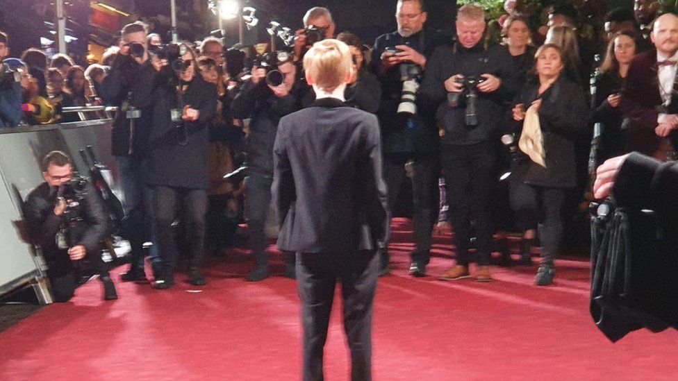 Will on the red carpet at the series premiere