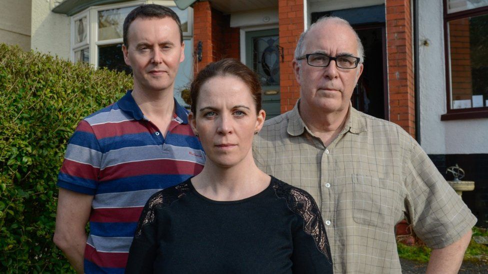 (L-R) Kevin Rowe, Lucy Rowe and Christopher Clode