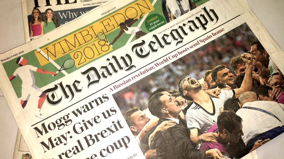 Telegraph owners to put newspapers up for sale - BBC News