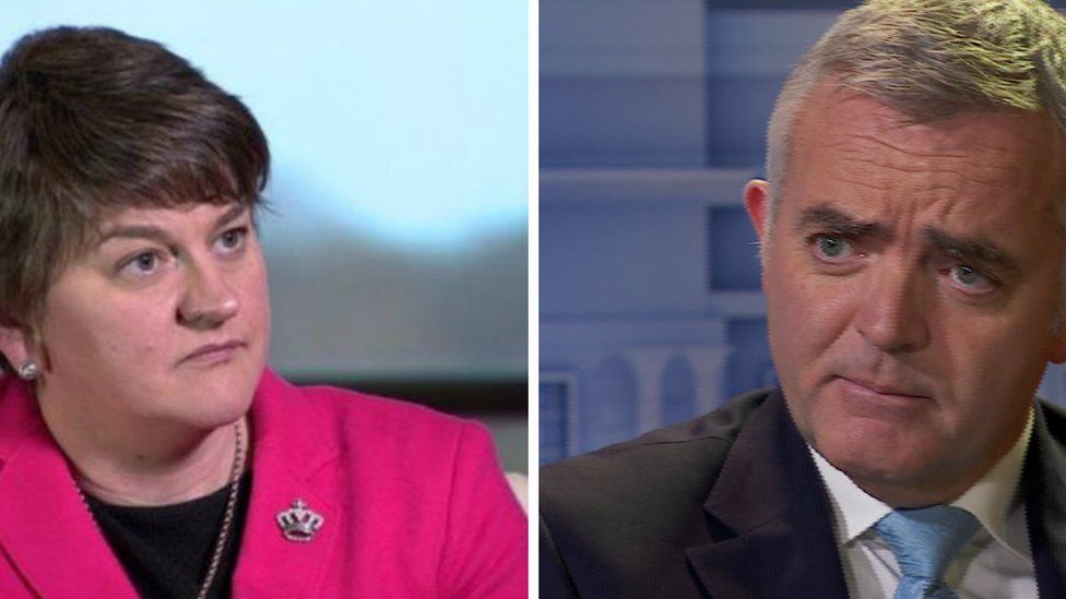 Arlene Foster and Jonathan Bell