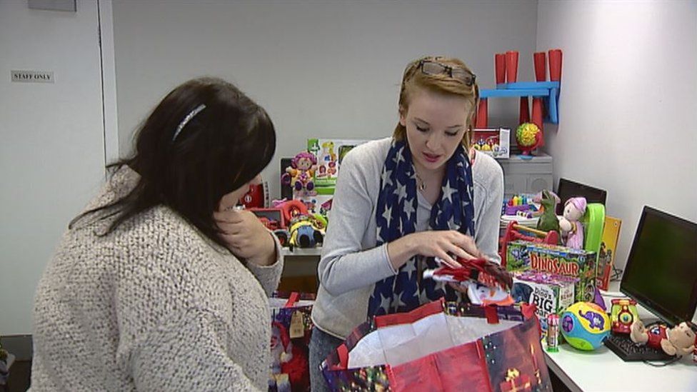 Glasgow toy bank helps cashstrapped families BBC News