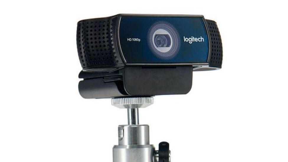 A Logitech webcam