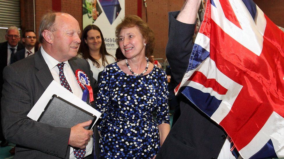 Jim Allister and his wife
