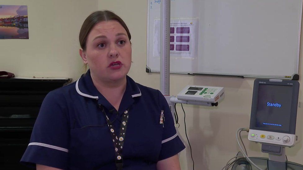 Hana Spencely, lead nurse for the targeted lung health check programme at the Dorset hospital.