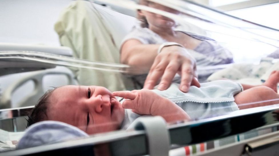 Volunteers are cuddling vulnerable babies - BBC News