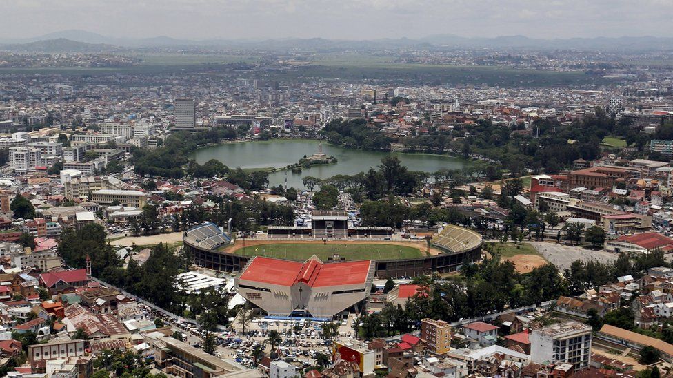 View of the Mahamasina municipal stadium