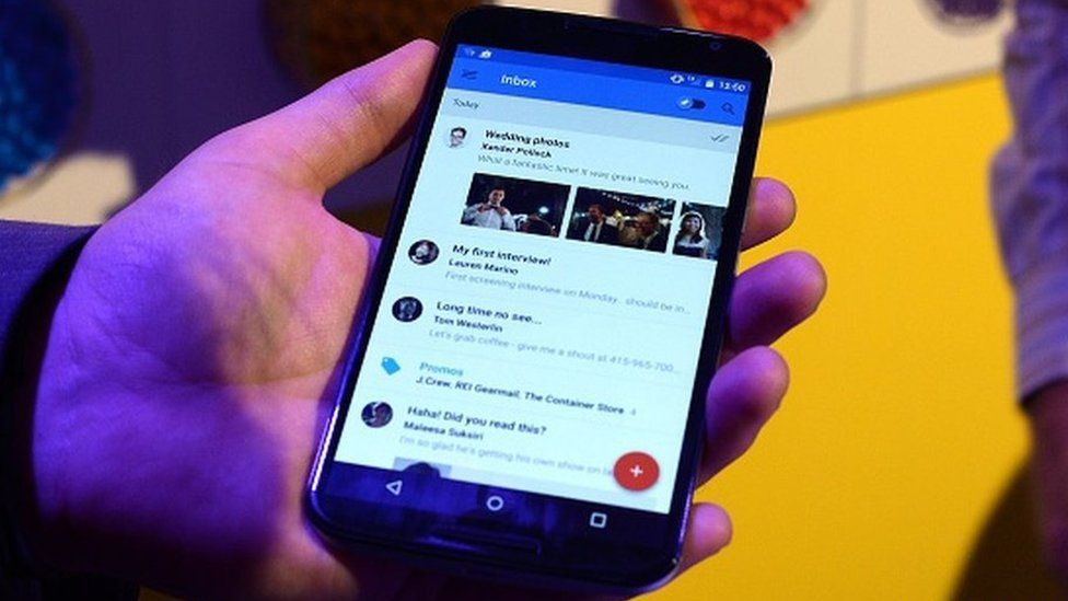 Google showing off Gmail in New York