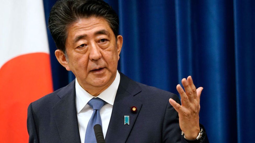 Former Japanese Prime Minister Shinzo Abe