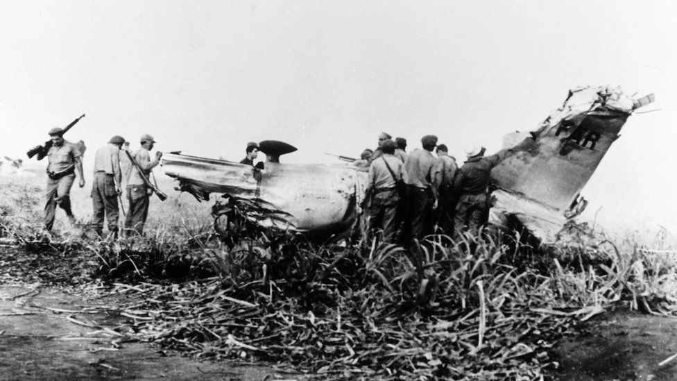 Destroyed aircraft