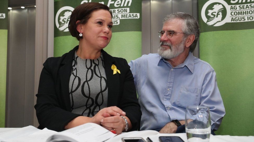 Mary Lou McDonald is set to replace Gerry Adams as leader of the party
