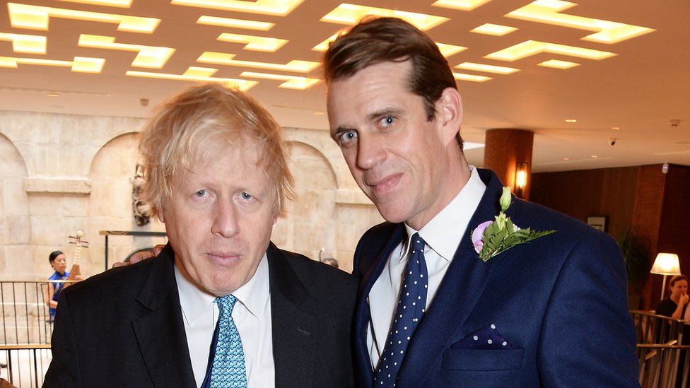 Ben Elliot and Boris Johnson