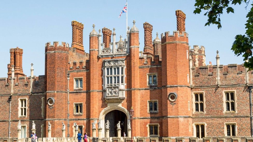 Tudor West Gate at Hampton Court