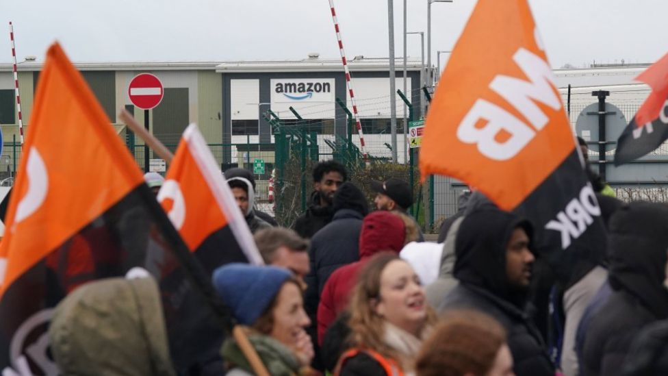 Coventry Amazon workers strike