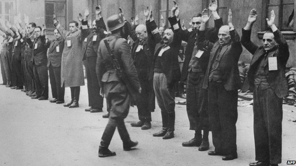 Jewish ghetto in Poland during World War II