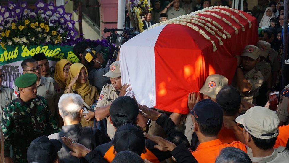 Funeral of Sutopo Nugroho