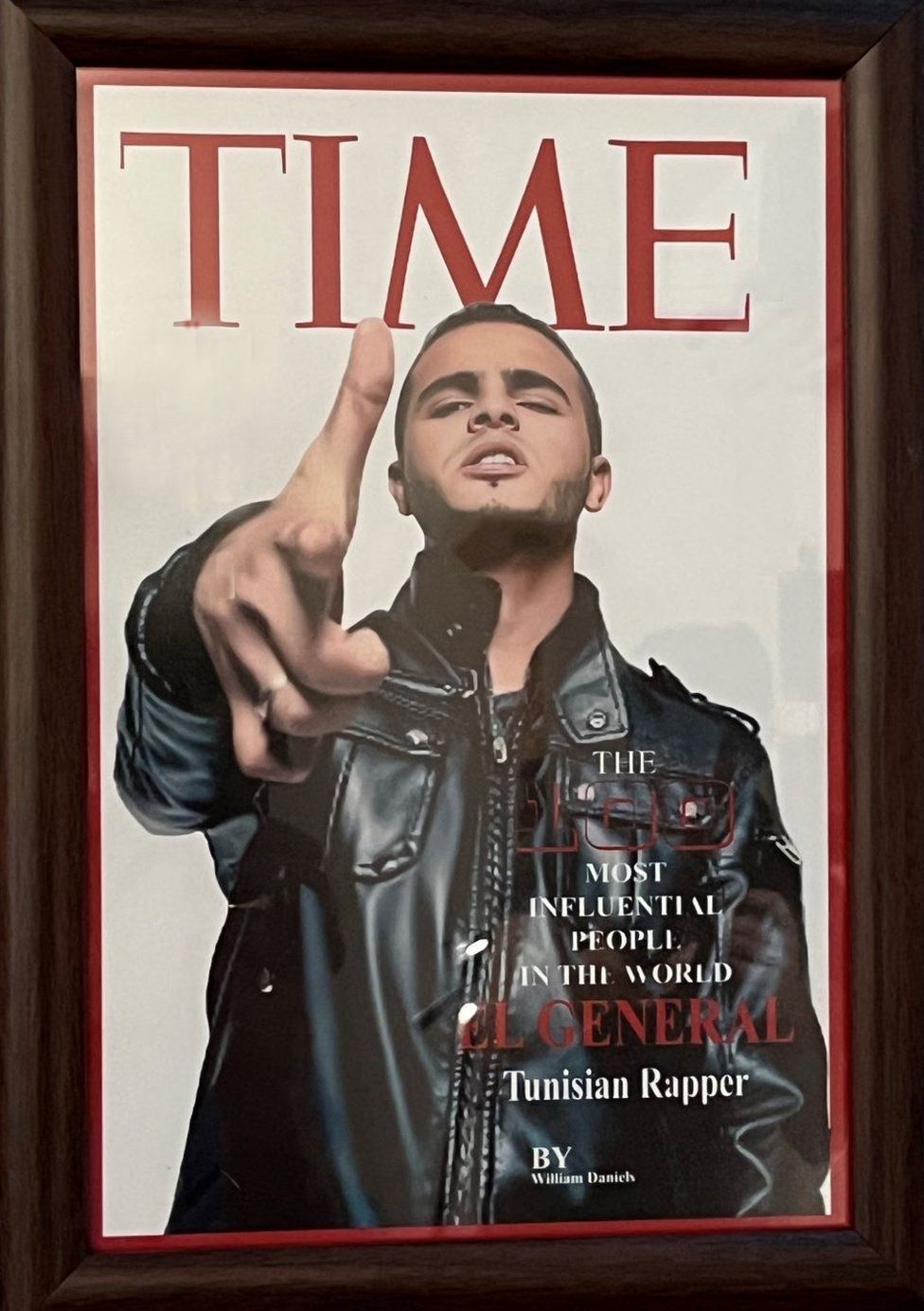 Rapper on cover of Time