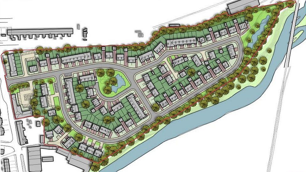 Housing estate approved for Wolsingham steelworks site - BBC News