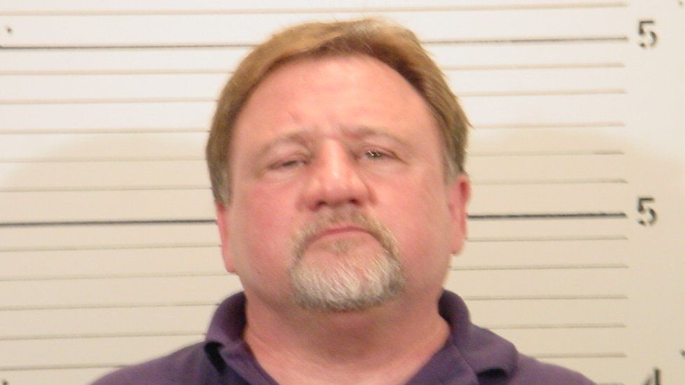 James T Hodgkinson in an 2006 mugshot from St Clair County, Illinois, where he resided