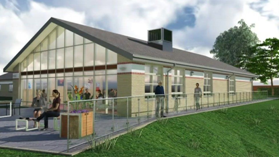 Artist impression of the extended day therapy unit