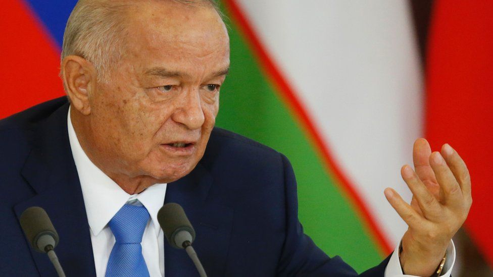 Islam Karimov pictured in 2016