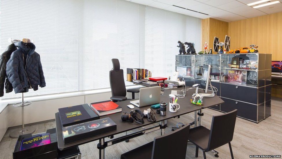 Hideo Kojima's office