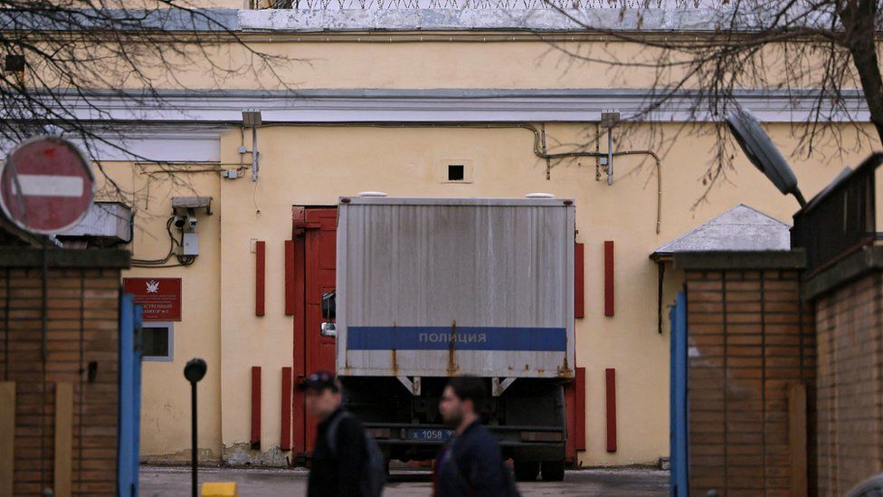 Exterior of Moscow's Lefortovo prison