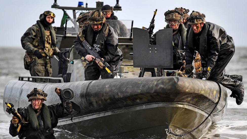 In pictures: Exercise Joint Warrior in Dumfries and Galloway - BBC News