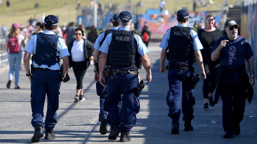 NSW Police officers in Sydney