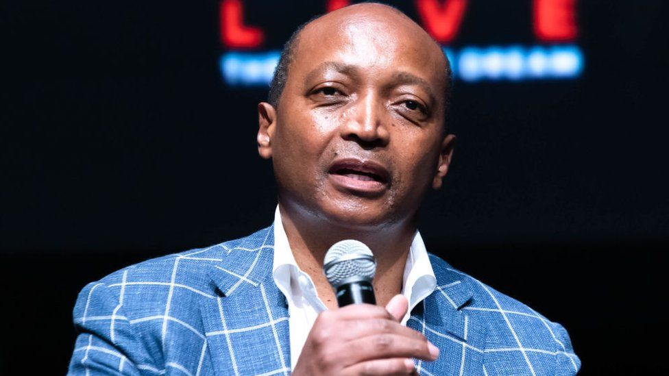 Patrice Motsepe attends press conference for Global Citizen & Teneo unveiling campaign plans and 2020 headliners at St. Ann's Warehouse