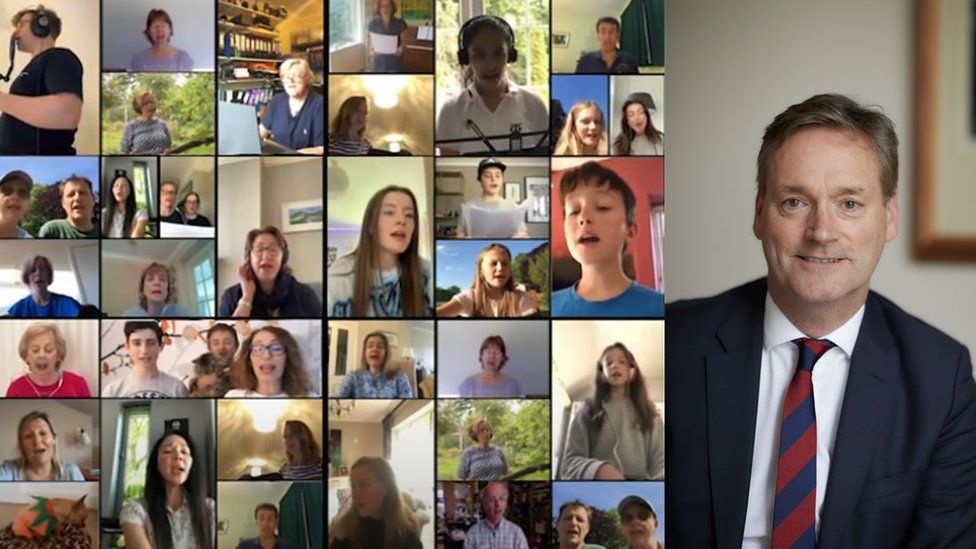 Jay Piggot and the Epsom College virtual choir
