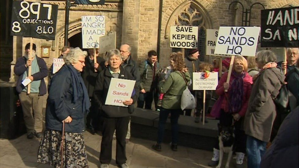 Protest in Durham