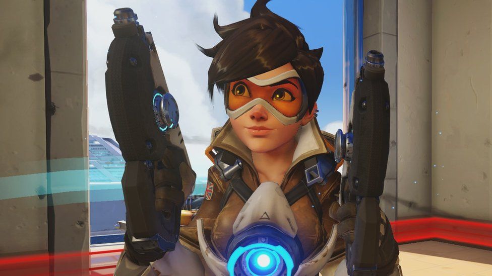 Tracer - a character in Overwatch