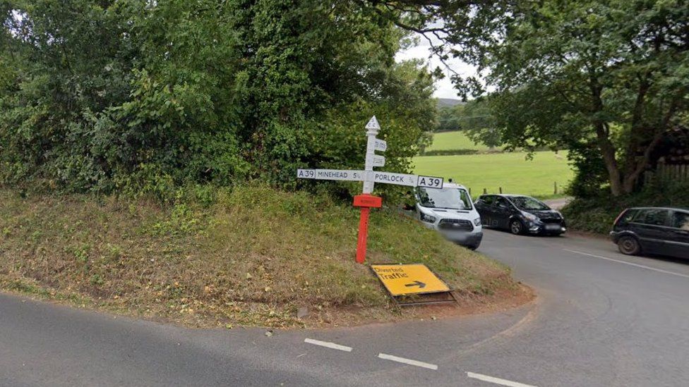 A39 between Porlock and Minehead